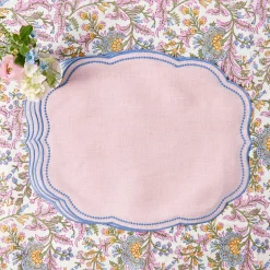 Eloise Pink & Blue Placemats (Set of 4)