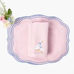 Eloise Pink & Blue Placemats (Set of 4)