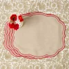 Eloise Putty & Red Placemats (Set of 4)