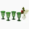 Emerald Anita Engraved Wine Glass (Set of 4)