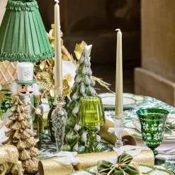 Emerald Glass Christmas Tree (Pair)