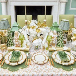 Emerald Glass Christmas Tree (Pair)