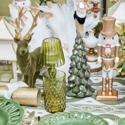 Emerald Glass Christmas Tree (Pair)