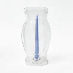 Engraved Glass Lantern