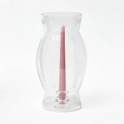 Engraved Glass Lantern
