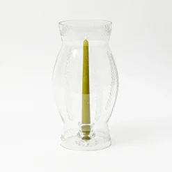 Engraved Glass Lantern