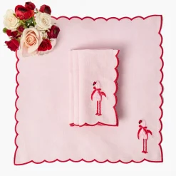 Faye Pink Flamingo Napkins (Set of 4)