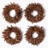Feather Wreath (Set of 4)