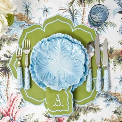Fleur Green Napkins (Set of 4)