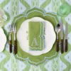 Fleur Green Placemats & Napkins (Set of 4)