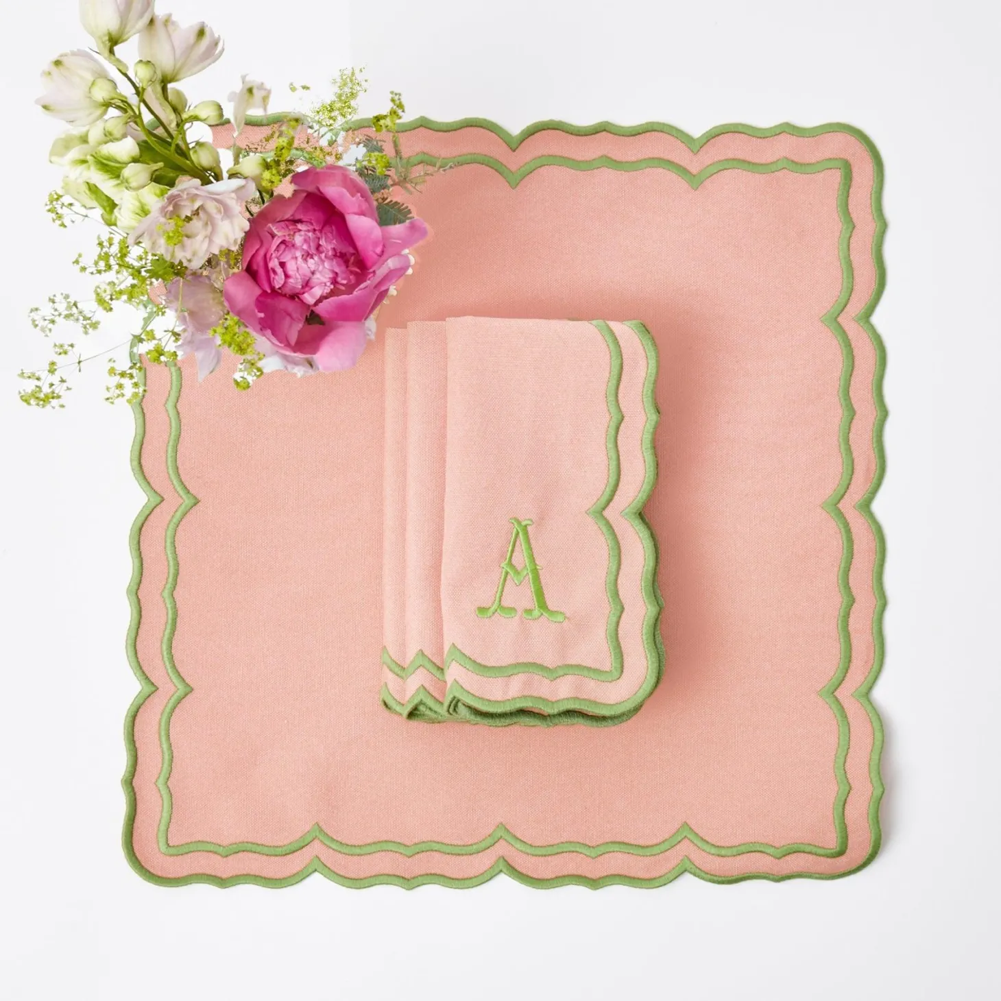 Fleur Pink Napkins (Set of 4)