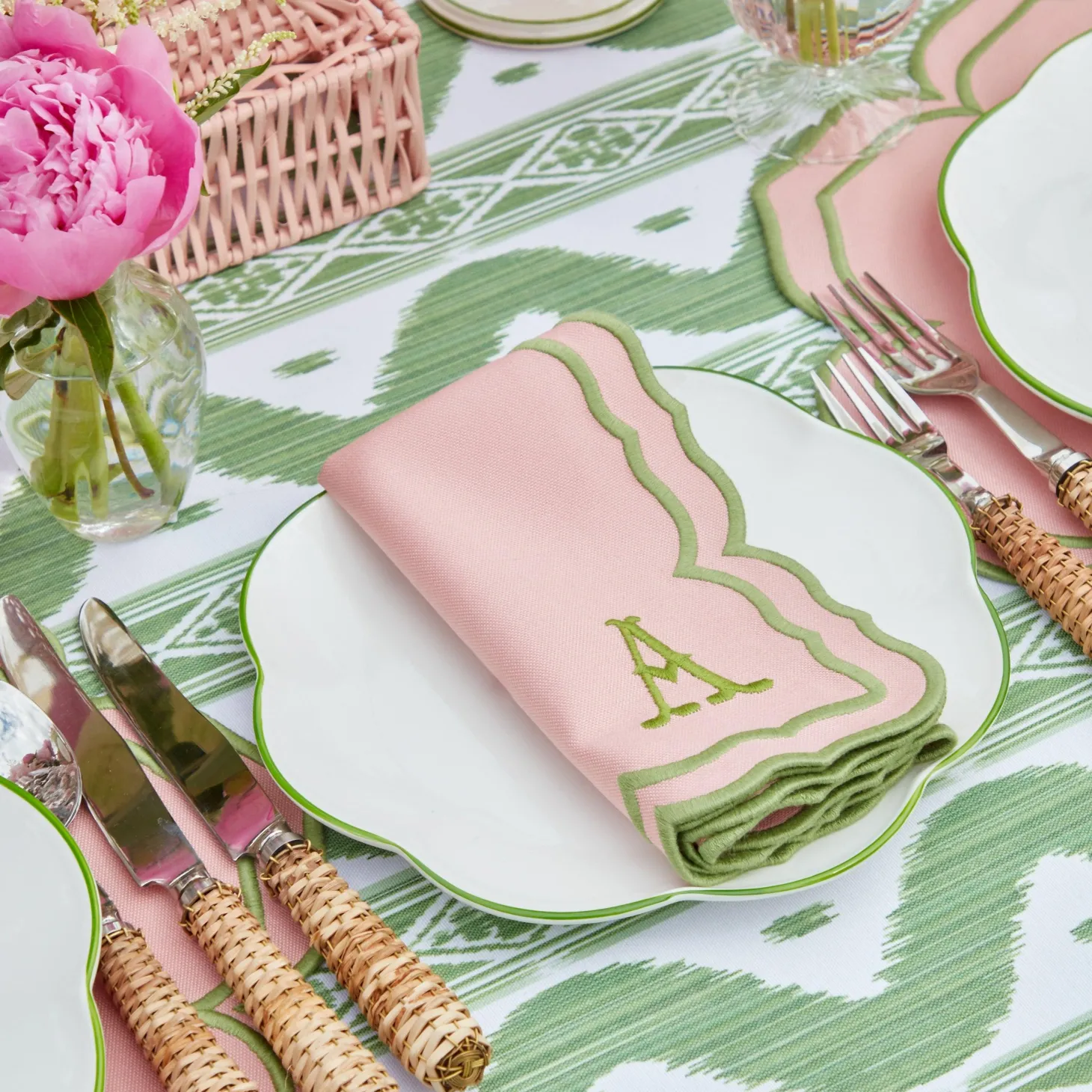 Fleur Pink Napkins (Set of 4)