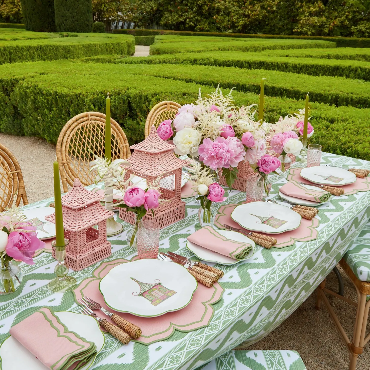 Fleur Pink Napkins (Set of 4)