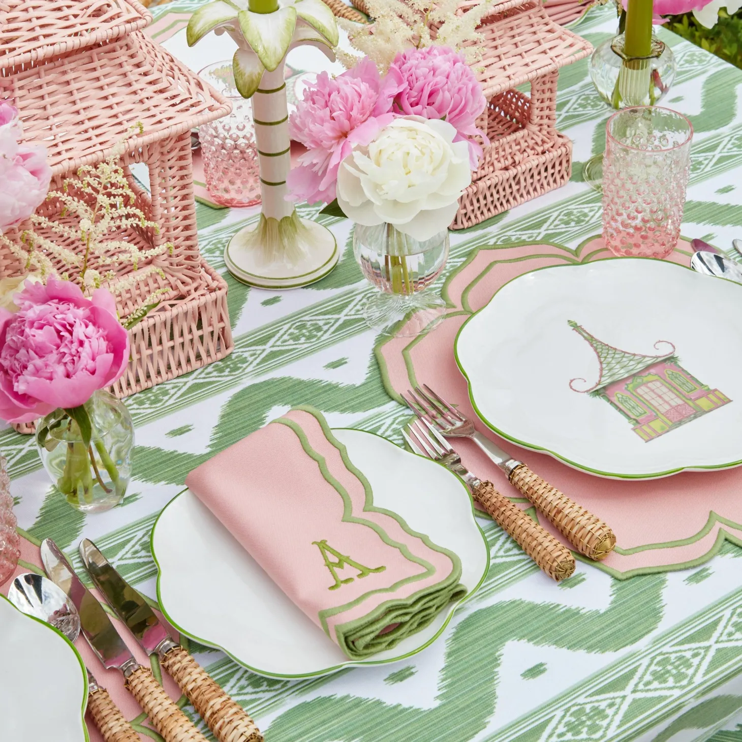 Fleur Pink Napkins (Set of 4)