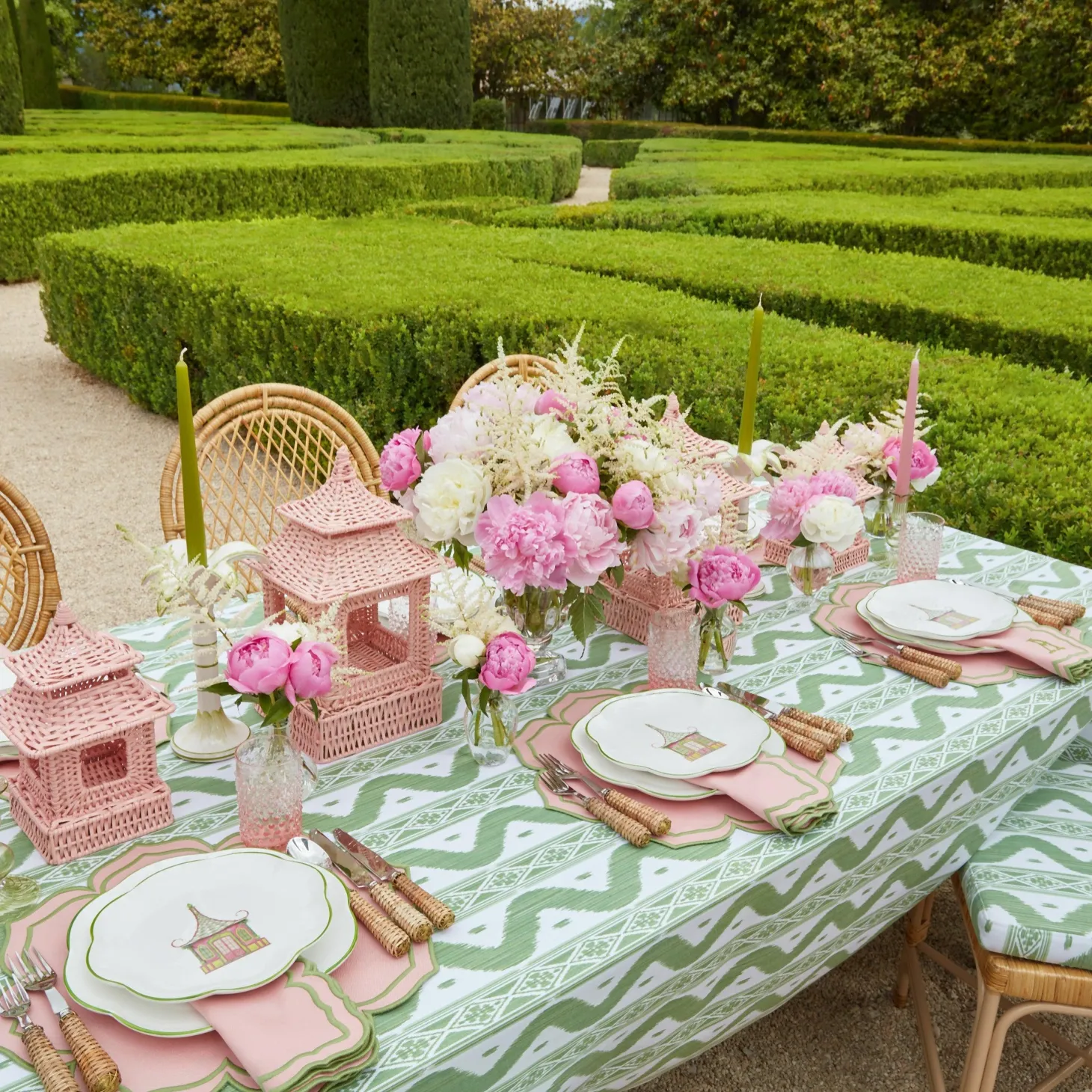 Fleur Pink Napkins (Set of 4)