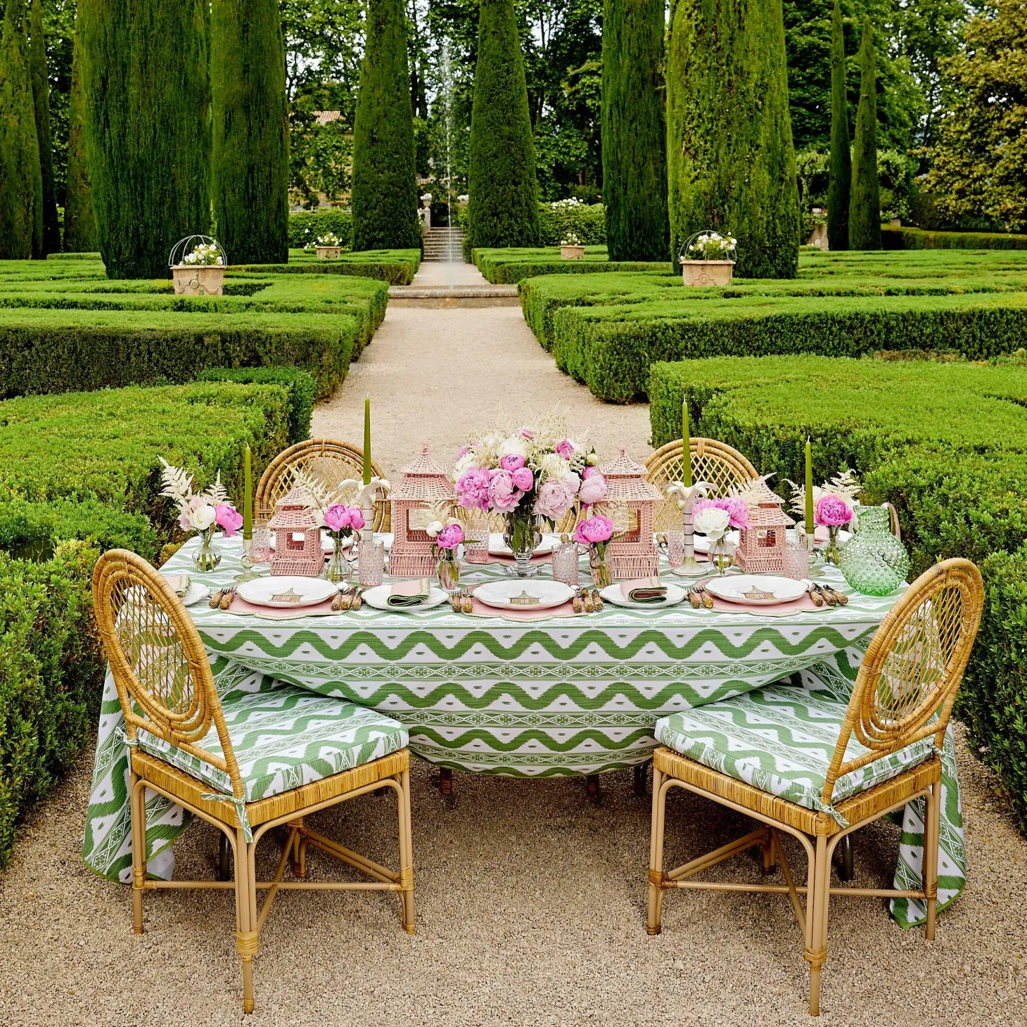 Fleur Pink Napkins (Set of 4)