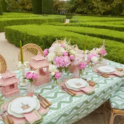 Fleur Pink Placemats & Napkins (Set of 4)