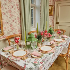 Fleur Pink Placemats & Napkins (Set of 4)