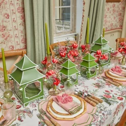 Fleur Pink Placemats & Napkins (Set of 4)