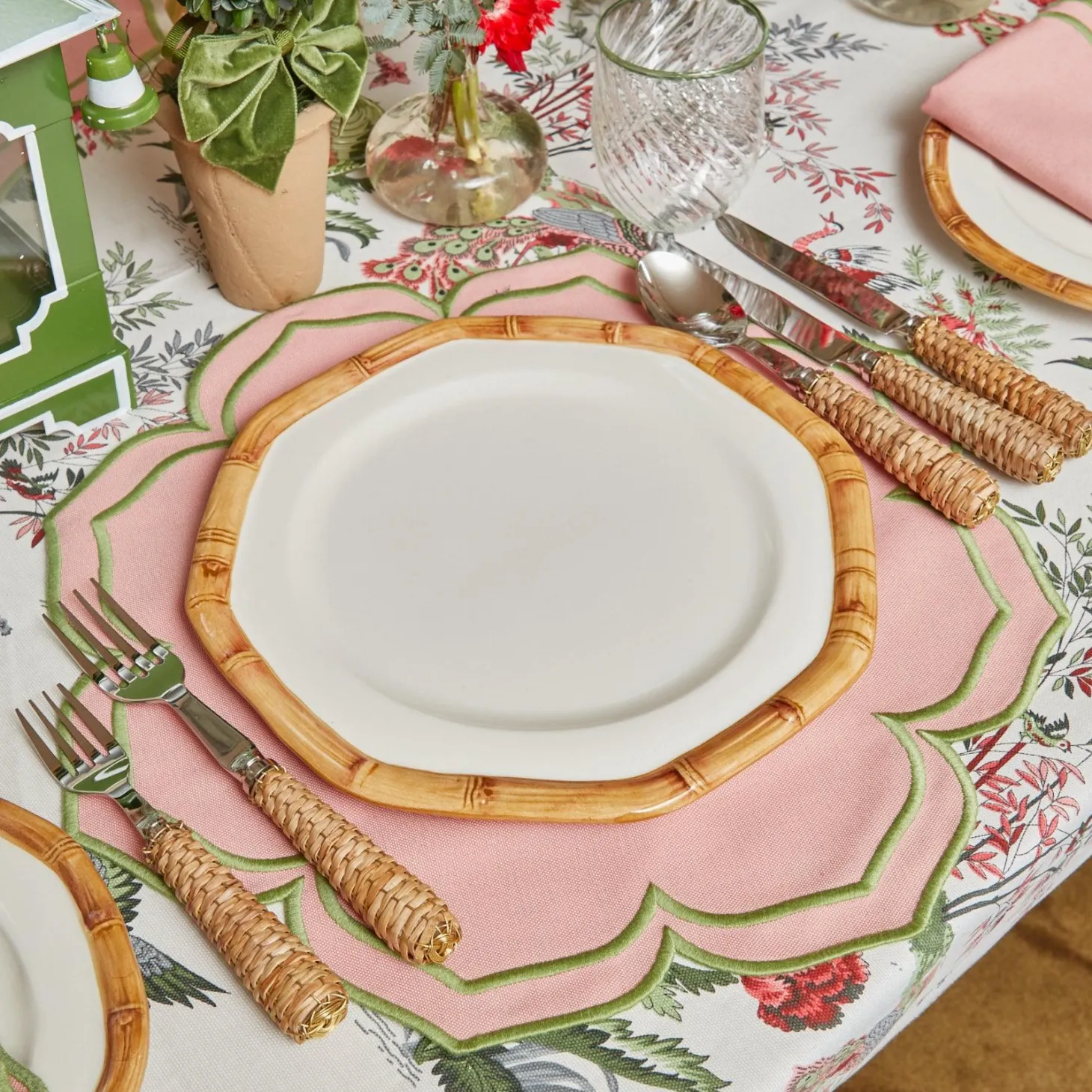 Fleur Pink Placemats (Set of 4)