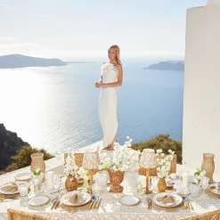 Fleur Sand Placemats & Napkins (Set of 4)