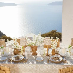 Fleur Sand Placemats & Napkins (Set of 4)