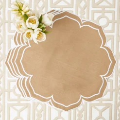 Fleur Sand Placemats (Set of 4)