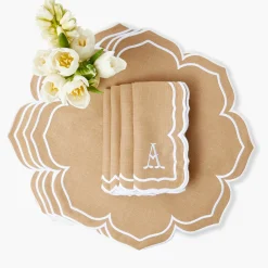 Fleur Sand Placemats (Set of 4)
