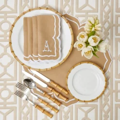 Fleur Sand Placemats (Set of 4)
