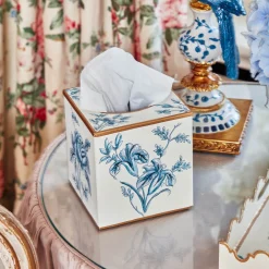 Floral Tole Tissue Box