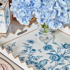 Floral Tole Tray