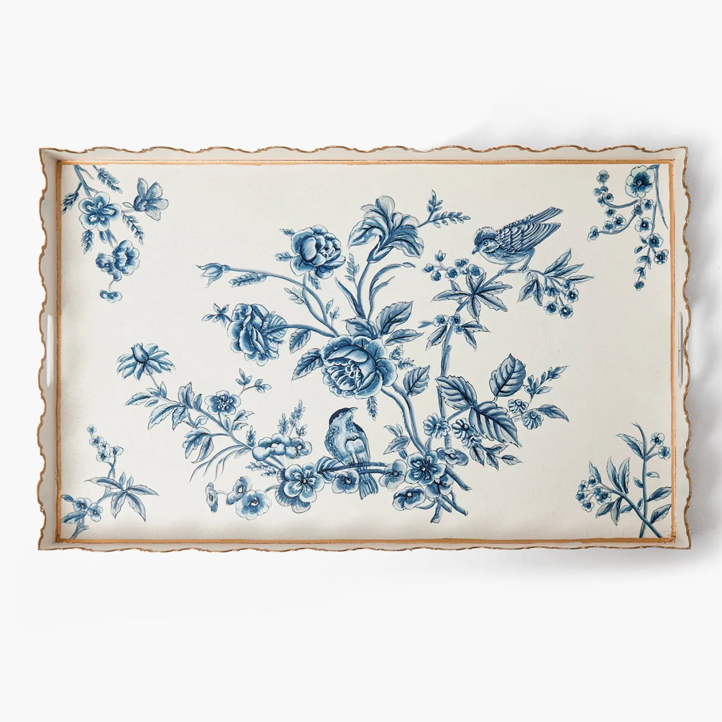 Floral Tole Tray