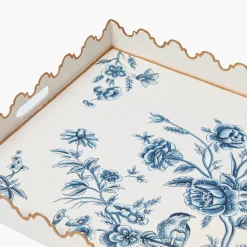 Floral Tole Tray