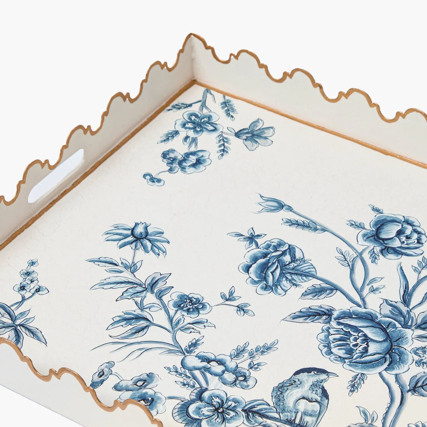 Floral Tole Tray