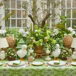 Floral Wicker Easter Egg (Pair)