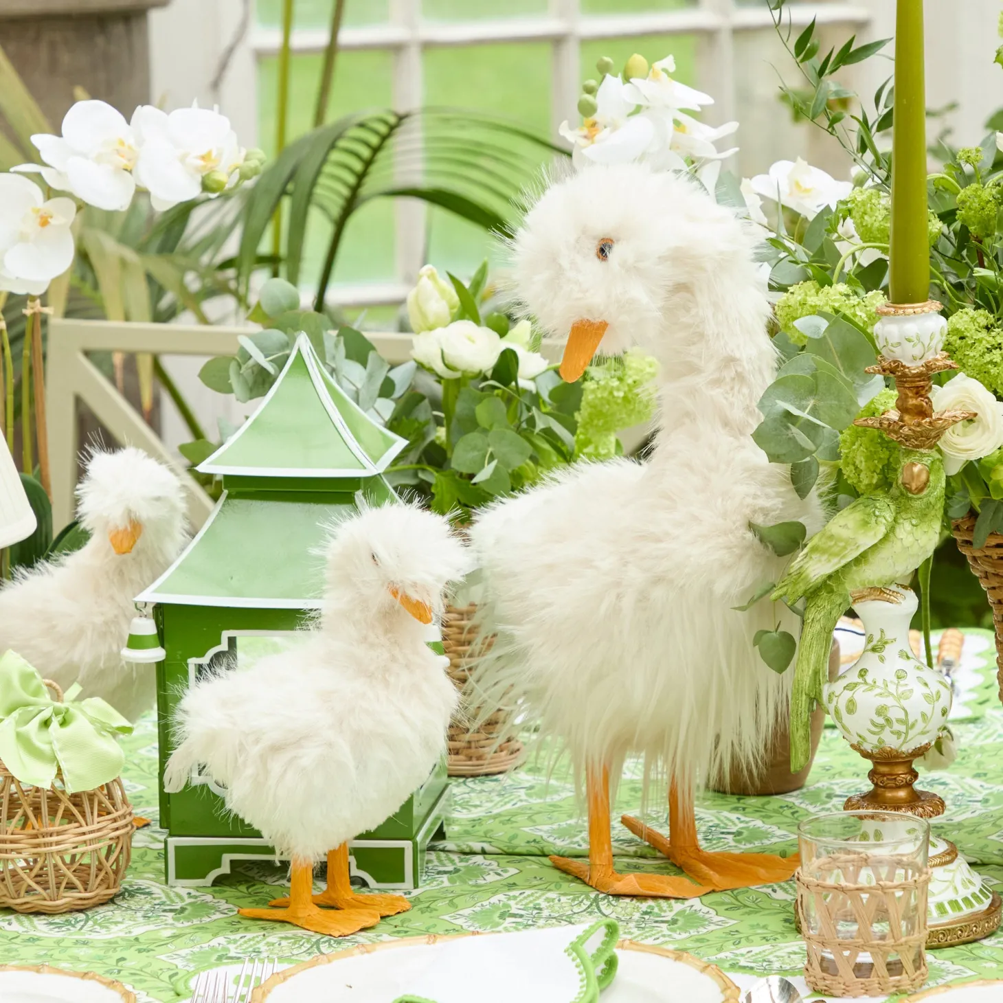 Fluffy Geese (Pair)