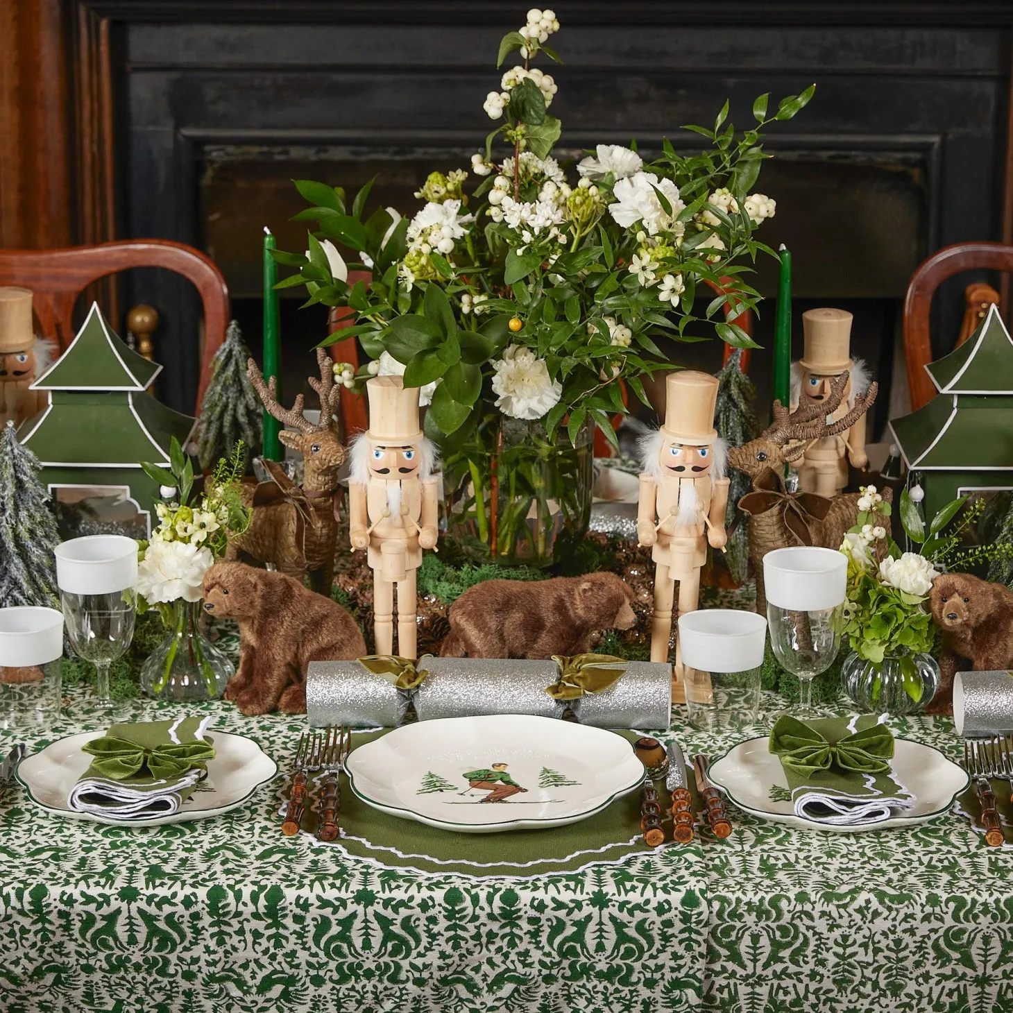 Forest Green Candles (Set of 8)