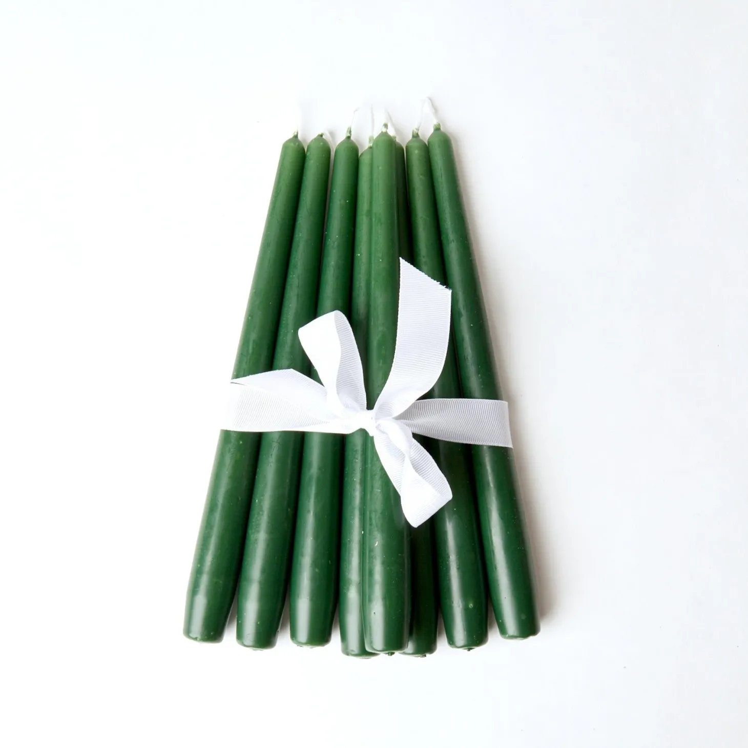 Forest Green Candles (Set of 8)