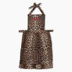Frilled Leopard Apron