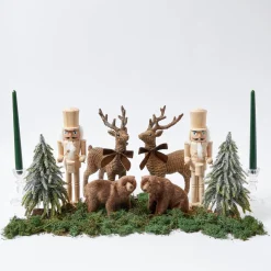 Frosted Fir Trees (Pair)