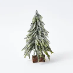 Frosted Fir Trees (Pair)