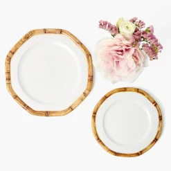 Geometric Bamboo Starter Plate