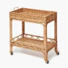 Giovanni Rattan Bar Cart