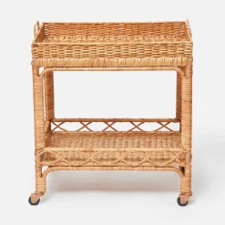 Giovanni Rattan Bar Cart