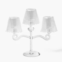Glass Lantern Tealight Candleabra