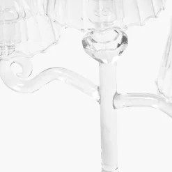 Glass Lantern Tealight Candleabra