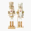 Gold Glitter Nutcracker (Pair)