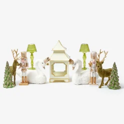 Gold Glitter Nutcracker (Pair)