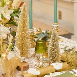 Gold Glitter Trees (Set of 3)