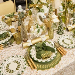 Gold Glitter Trees (Set of 3)